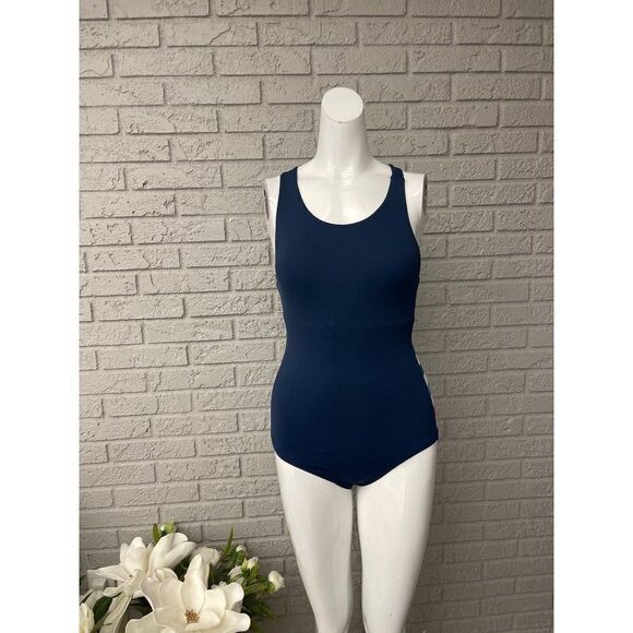 Carve Designs Inverness Navy Blue One Piece Swimsuit Size S NWT - Picture 1 of 7